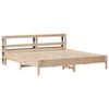 vidaXL Estructura de cama sin colch&oacute;n madera maciza de pino 180x200 cm