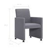 vidaXL Sillas de comedor giratorias 2 unidades tela gris claro