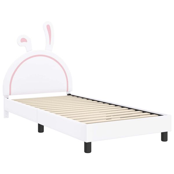 vidaXL Cama para ni&ntilde;os con cabecero con cabecera 90 x 190 cm PU