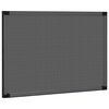 vidaXL Mosquitera extensible de ventanas gris antracita (100-193)x75cm