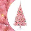 vidaXL &Aacute;rbol de Navidad Artificial Preiluminado Rosa 150 cm PVC