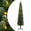 vidaXL &Aacute;rbol de Navidad artificial estrecho con 300 LEDs 210 cm