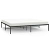 vidaXL Estructura de cama sin colch&oacute;n metal negro 193x203 cm
