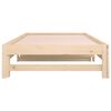 vidaXL Sof&aacute; cama extra&iacute;ble madera maciza de pino 2x(80x200) cm