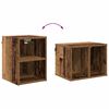 vidaXL Mueble colgante Madera vieja 30 x 29,5 x 40 cm