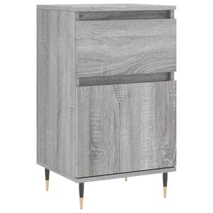 vidaXL Aparador madera de ingenier&iacute;a gris Sonoma 40x35x70 cm