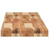 vidaXL Estante flotante madera acacia maciza acabado aceite 160x30x4cm
