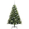 vidaXL Árbol de Navidad Artificial Articulado 150 LEDs Verde 150 cm