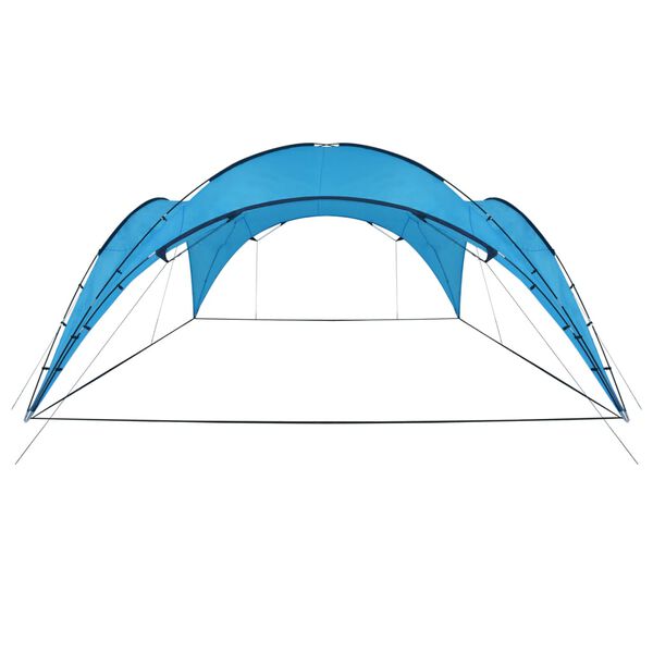 vidaXL Carpa de fiesta arco azul claro 450x450x265 cm