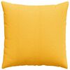 vidaXL Cojines de sof&aacute; 2 pcs Amarillo Claro 60 x 60 cm Tela de pana