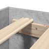 vidaXL Estructura de cama madera de ingenier&iacute;a gris hormig&oacute;n 200x200cm