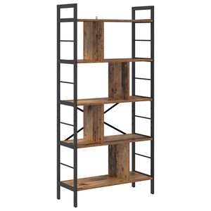 vidaXL Estante de libros Madera Vieja 75 x 30 x 156 cm