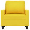 vidaXL Sill&oacute;n de tela amarillo claro 60 cm