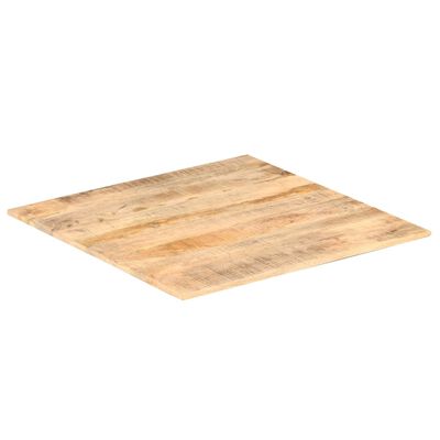 vidaXL Superficie de mesa madera maciza de mango 15-16 mm 80x80 cm