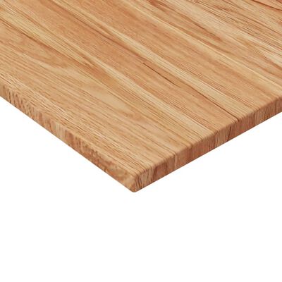 vidaXL Tablero de mesa cuadrado madera roble marrón claro 70x70x1,5 cm