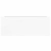 vidaXL Estante flotante de pared 4 uds MDF blanco brillo 60x23,5x3,8cm