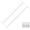 vidaXL Rejilla de Seguridad para Ventanas con 2 Barras Cruzadas 3 uds.