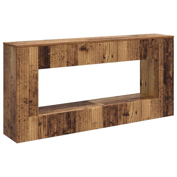 vidaXL Mesa Consola Madera vieja 155 x 29 x 74 cm Madera de ingenier&iacute;a