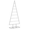 vidaXL &Aacute;rbol de Navidad para decoraci&oacute;n metal negro 180 cm