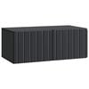 vidaXL Mueble de TV de pared 78,5 x 41 x 30 cm Negro
