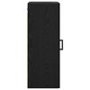 vidaXL Armario de pared Roble Negro 34,5 x 34 x 90 cm