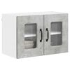 vidaXL Mueble de Cocina Kalmar 2 pcs Gris Concreto 60 x 31 x 40 cm
