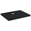 vidaXL Bandeja Base de Ducha con Puntos 90 x 70 x 4 cm ABS Negro