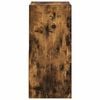 vidaXL Mesita de Noche con caj&oacute;n Roble ahumado 30,5 x 27 x 59,5 cm