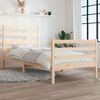 vidaXL Estructura de cama sin colch&oacute;n madera maciza de pino 90x200 cm