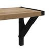 vidaXL Estanter&iacute;as de pared 2 pcs Roble artesanal 60 x 15 x 15,5 cm