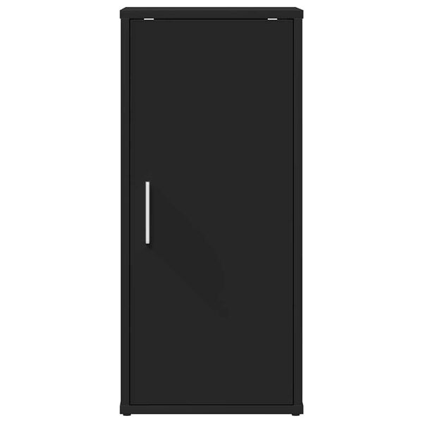 vidaXL Muebles zapateros 2 uds madera contrachapada negro 32x35x70 cm
