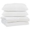 vidaXL Edred&oacute;n con almohada 3 uds. Microfibra