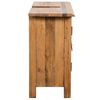 vidaXL Mueble de lavabo madera maciza de pino 70x32x63 cm