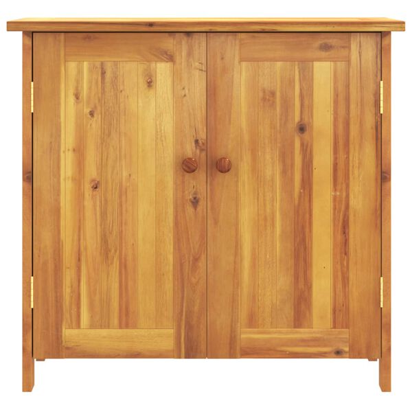 vidaXL Armario de jard&iacute;n madera maciza de acacia 75x35x70 cm