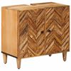 vidaXL Mueble de lavabo Marr&oacute;n 62 x 33 x 58 cm Madera de mango maciza