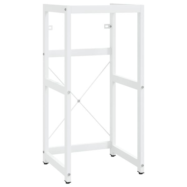 vidaXL Estructura de lavabo de hierro blanco 40x38x31 cm