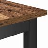 vidaXL Banca de Comedor 2 pcs Madera vieja 100 x 32,5 x 48,5 cm