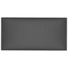 vidaXL Paneles de pared 12 uds cuero sintético gris 30x15 cm 0,54 m²