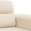 vidaXL Sill&oacute;n de tela de microfibra beige 60 cm