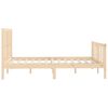 vidaXL Estructura de cama madera maciza 120x200 cm