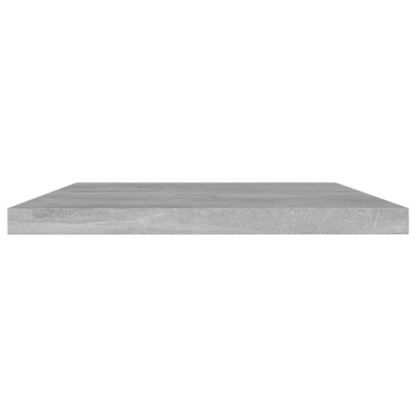 vidaXL Estante estanter&iacute;a 4uds contrachapada gris hormig&oacute;n 60x10x1,5cm