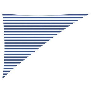 vidaXL Toldo Vela de Sombra Azul y Blanco 3 x 4 x 5 m