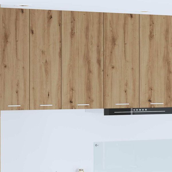 vidaXL Mueble colgante con puerta Roble Artesano y 40 x 31 x 80 cm