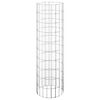 vidaXL Poste circular de gaviones acero galvanizado &Oslash;30x100 cm