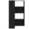 vidaXL Armario 2 pcs Roble Negro 85 x 85 x 140 cm Madera de ingenier&iacute;a