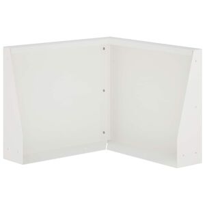 vidaXL Muro de Contenci&oacute;n 50 x 50 x 30 cm Acero Blanco