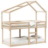 vidaXL Cama litera sin colch&oacute;n madera maciza de pino 90x200 cm