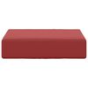 vidaXL Coj&iacute;n de asiento de exterior Rojo vino tinto 40 x 40 x 8 cm