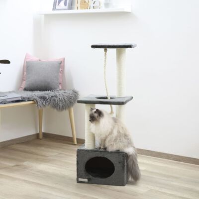 Kerbl Rascador para gatos Platin Pro gris antracita 106 cm
