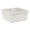 vidaXL Lavabo 430 x 460 mm 80% Cuarzo y 20% Resina